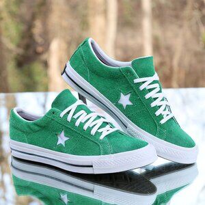 Converse One Star Ox Green Suede
